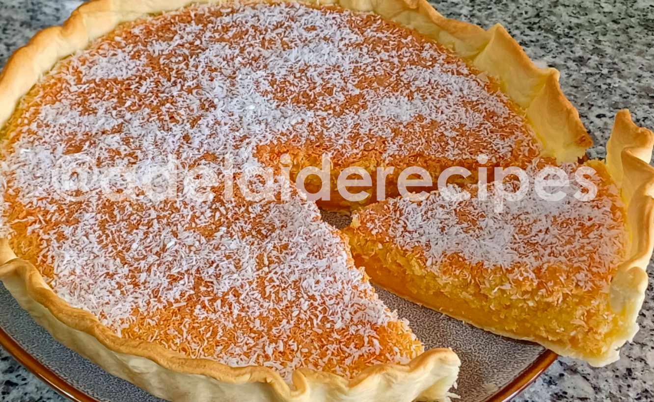 Tarte de Coco e Laranja (sem glúten)
