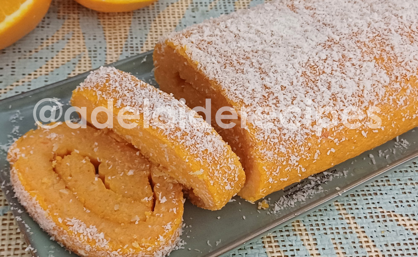 Torta de Cenoura, Coco e Laranja