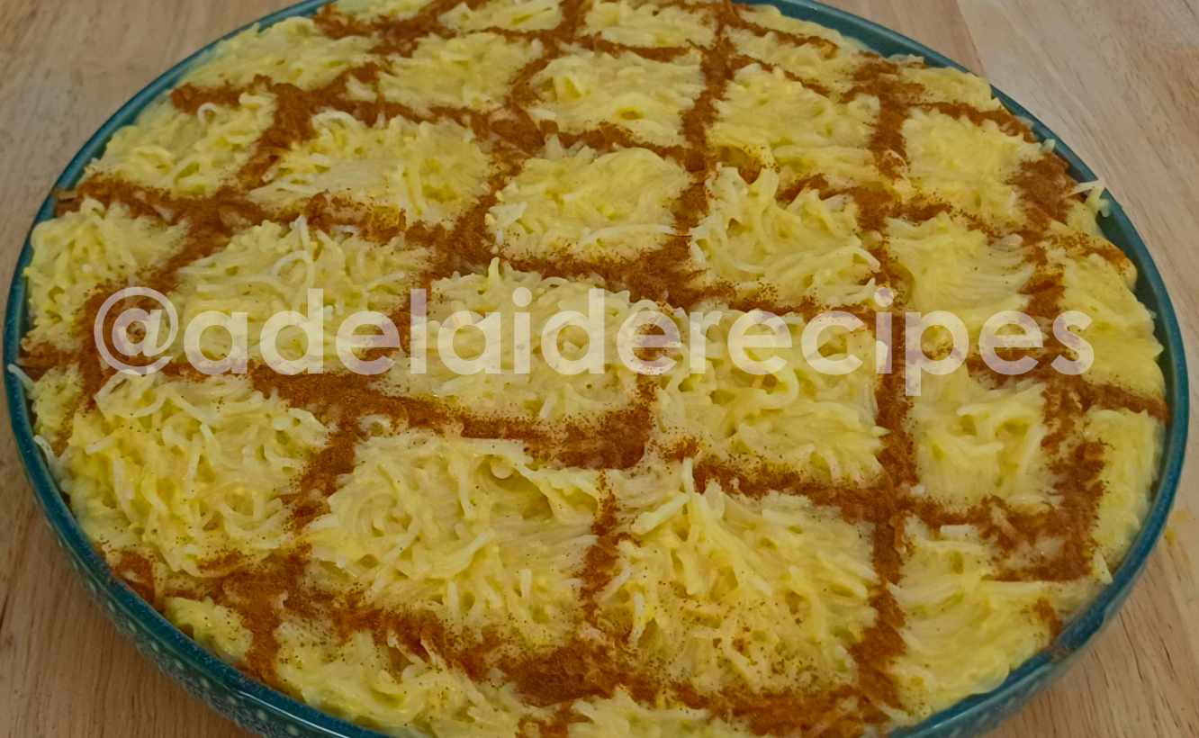 Aletria de Natal Cremosa