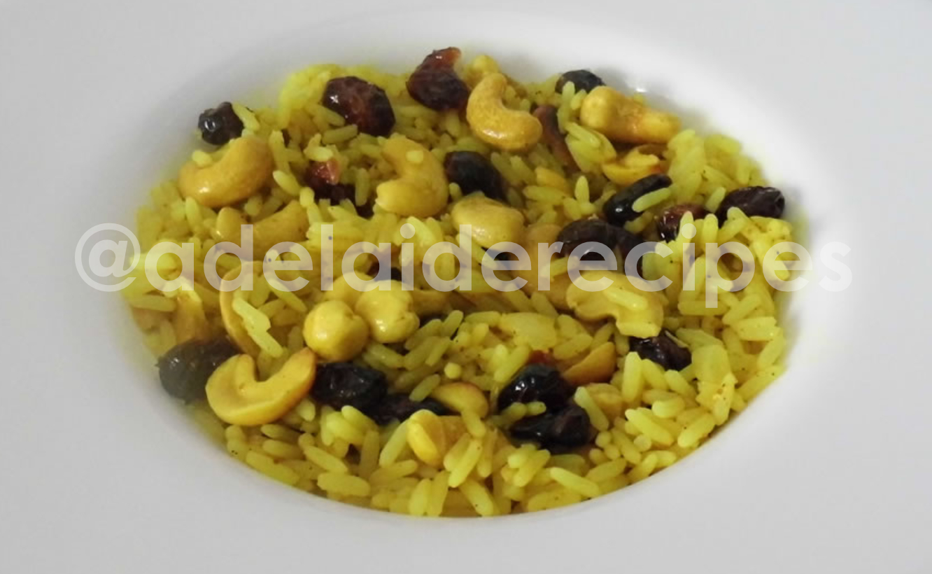 Pilaf com Frutos Secos