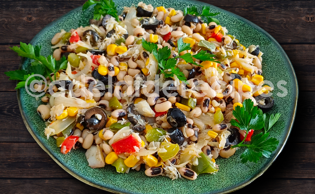 Salada de Bacalhau com Feijão Frade