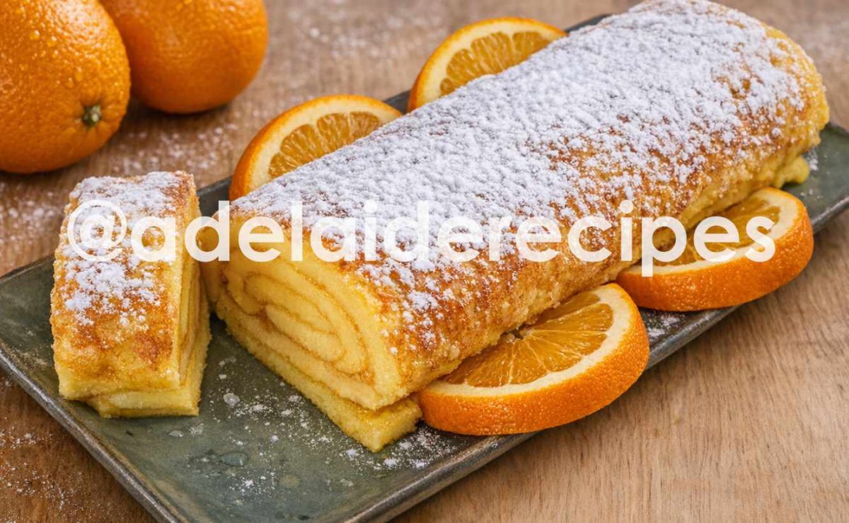 Torta de Laranja Húmida Portuguesa