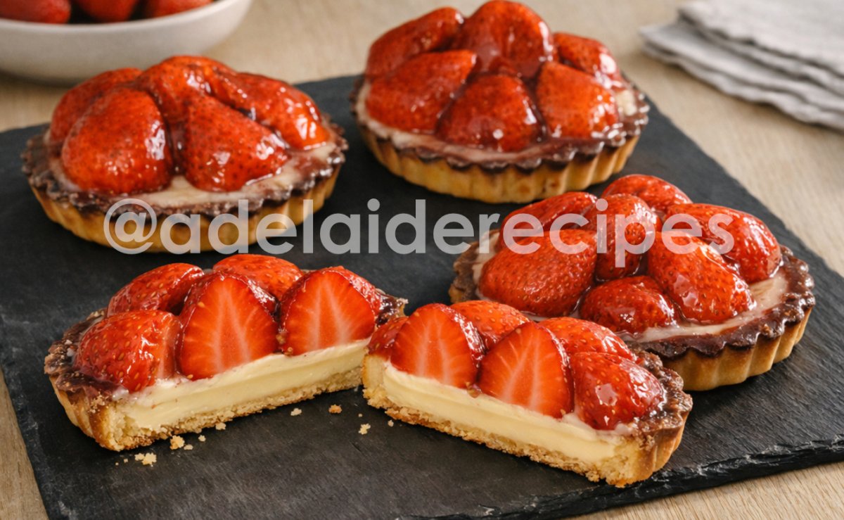 Tarteletes de Morango | Mini Tartes Fáceis e Irresistíveis