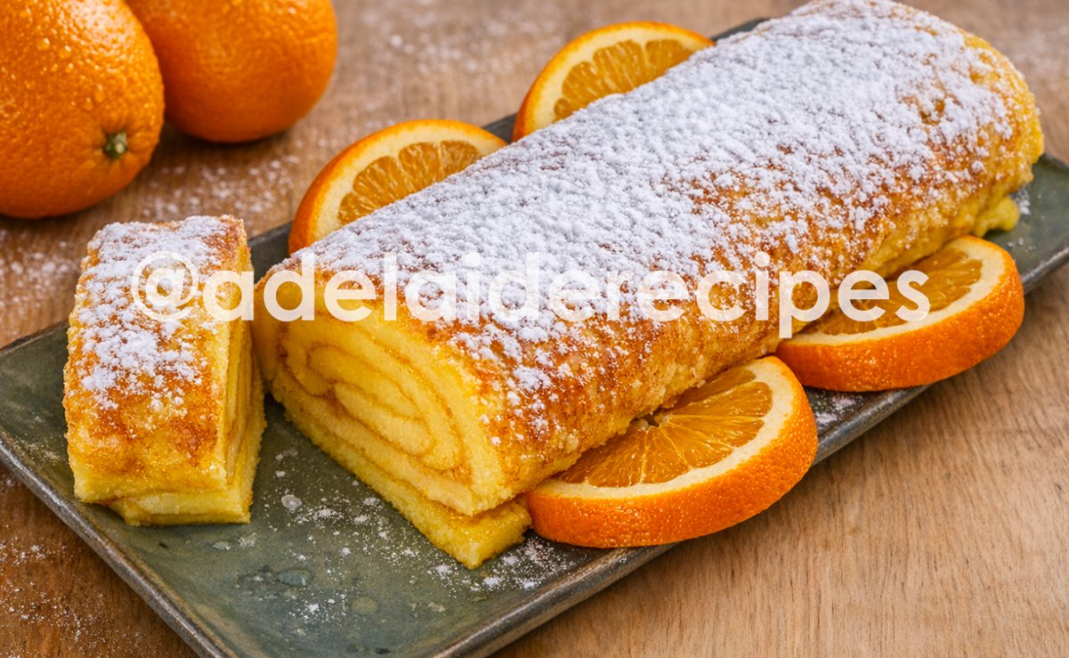 Torta de Laranja Húmida Portuguesa
