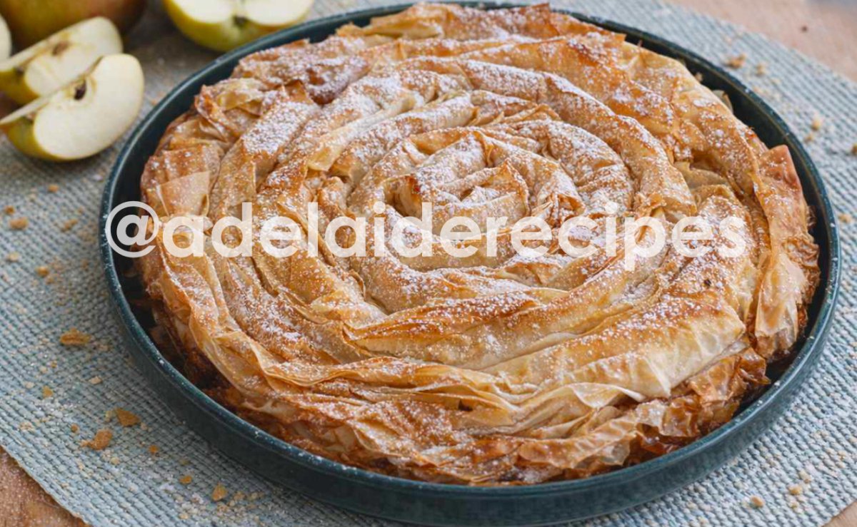 Tarte de Maçã com Massa Filo | Receita Caseira Fácil e Crocante!
