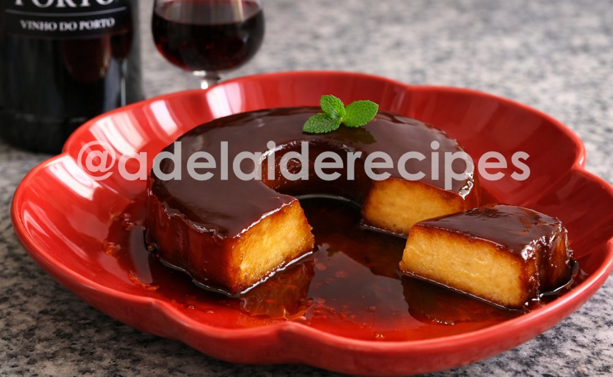 Pudim de Vinho do Porto | Receita Tradicional Portuguesa