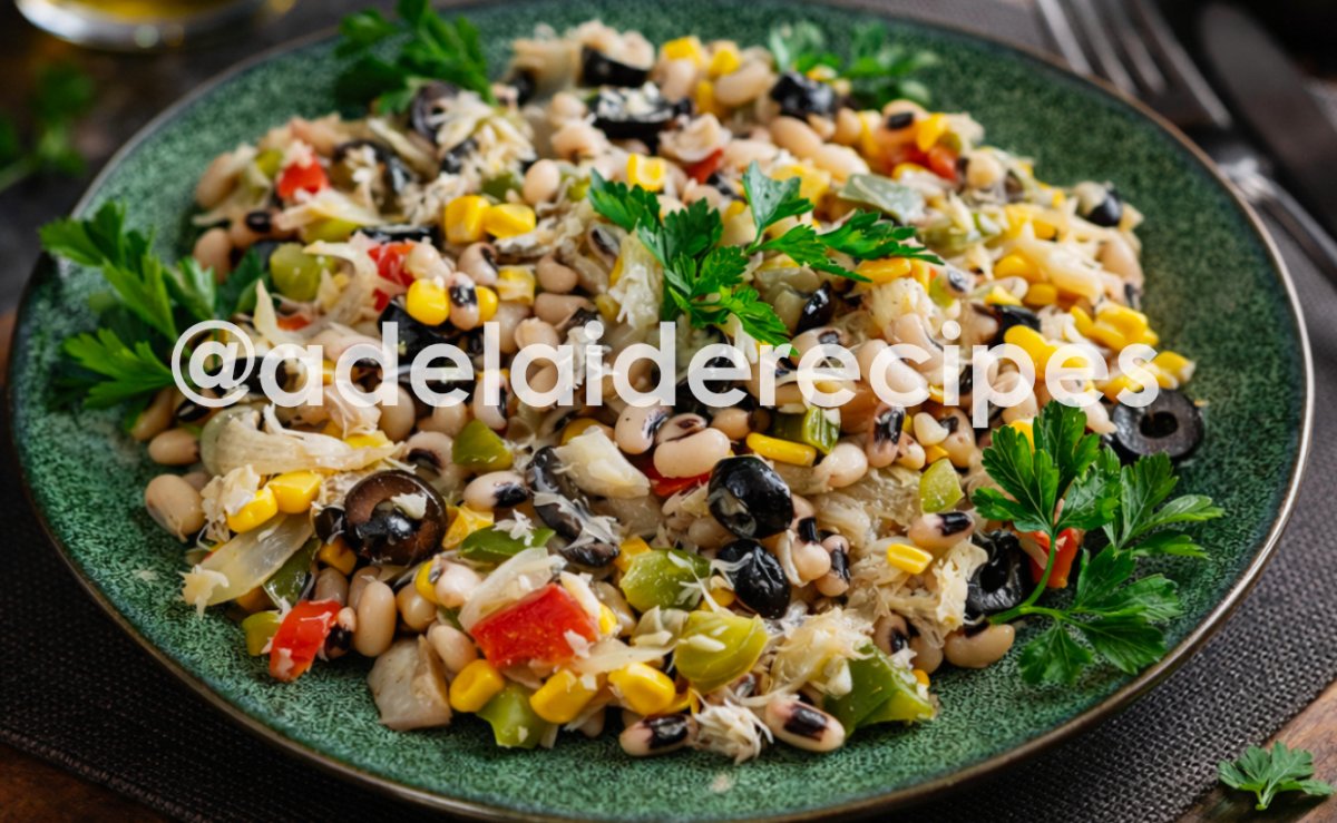 Salada de Bacalhau com Feijão Frade | A Receita Portuguesa Mais Fácil!