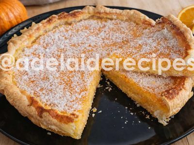Tarte de Abóbora, Coco e Laranja | Receita Fácil de Halloween
