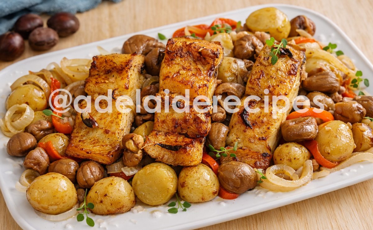 Bacalhau Assado com Castanhas que Toda a Família Vai Adorar!