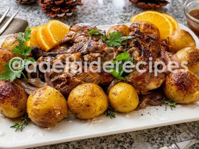 Perna de Peru no Forno com Batatas  | Receita Portuguesa