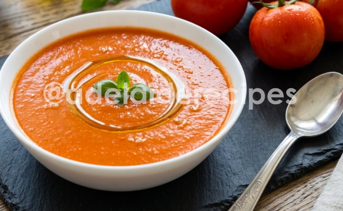 Sopa de Tomate Cremosa | Receita Fácil, Barata e Cheia de Sabor!