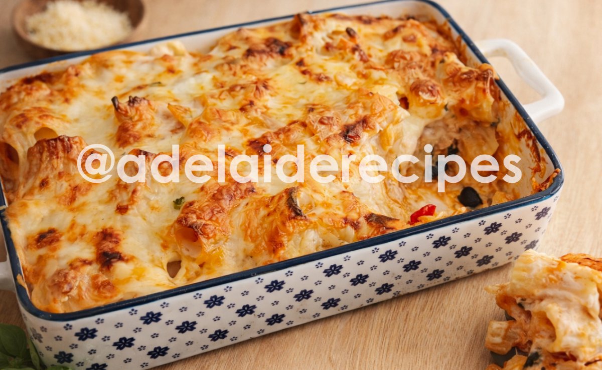Macarrão com Atum Gratinado no Forno