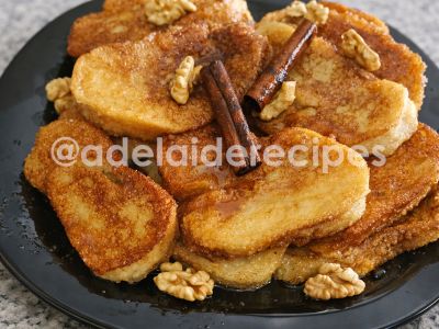 Rabanadas com Calda de Vinho do Porto e Mel | Receita Natalícia