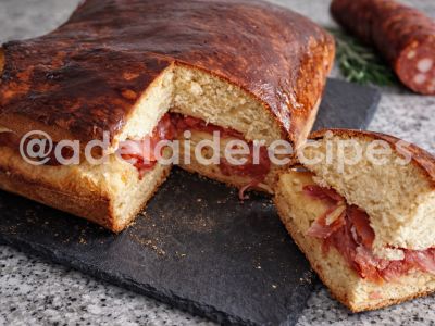 Chorizo Folar on the Portuguese-style Board