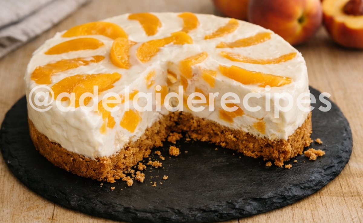 Cheesecake de Pêssego | Receita Fácil e Simples