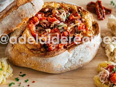 Stuffed Bread in the Air Fryer in 15 Minutes | Easy Recipe with Ham and Cheese