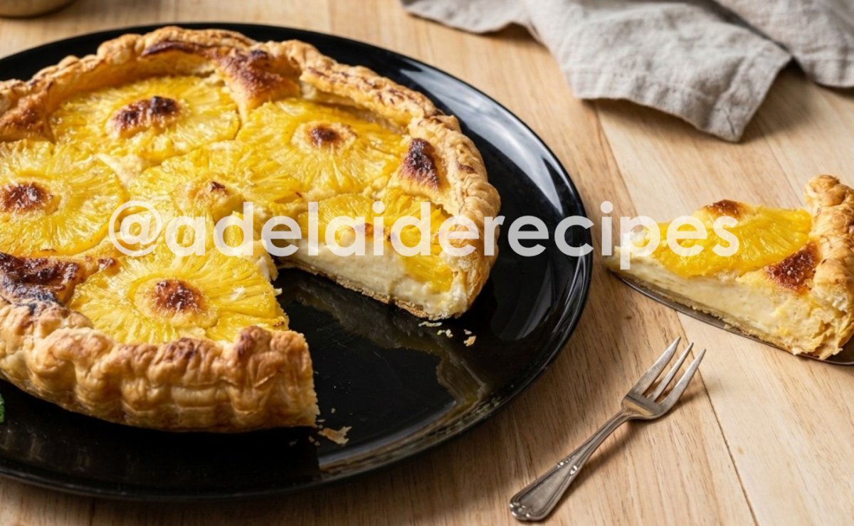 Pineapple & Coconut Tart | The Easiest Summer Dessert!
