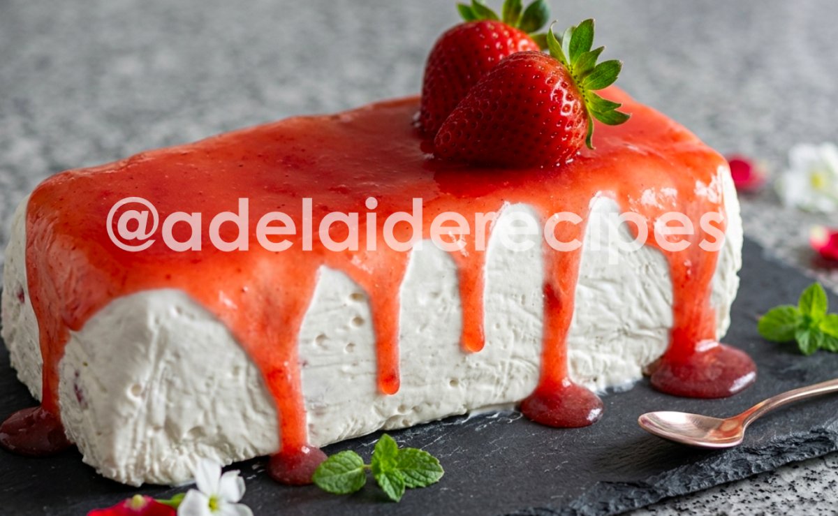 Easy and Refreshing Strawberry Semifreddo | Perfect Recipe for Summer