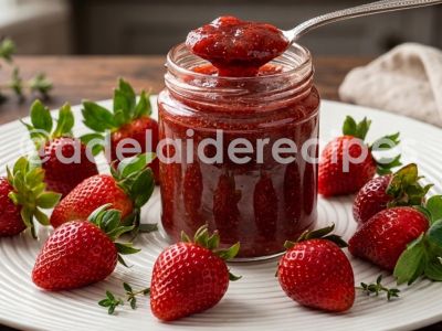 HEALTHY SUGAR-FREE STRAWBERRY JAM | Only 3 Ingredients