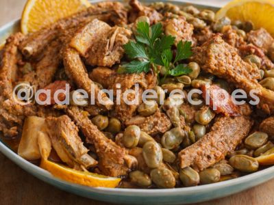 Stewed Broad Beans with Portuguese Spare Ribs |  Easy and Delicious!