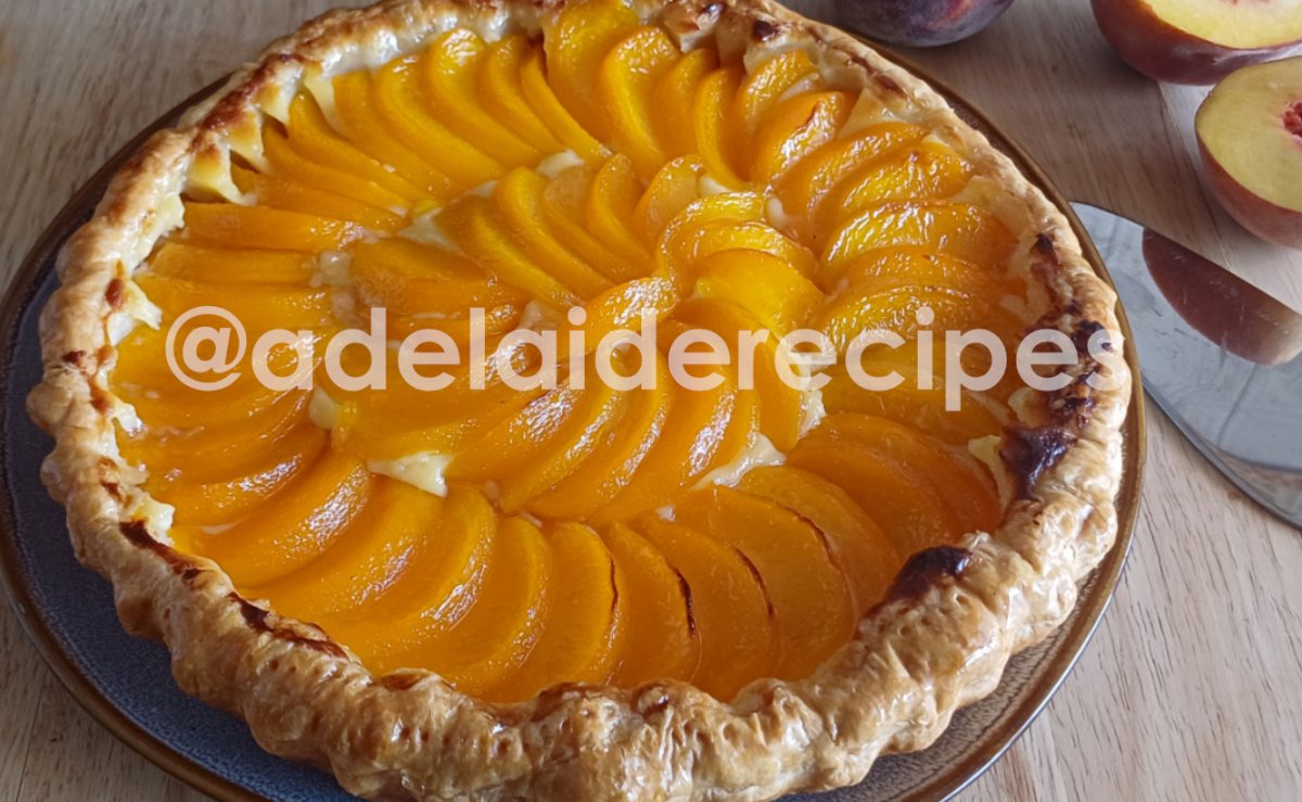 The Best Peach Tart I've Ever Made! Easy & Quick Recipe
