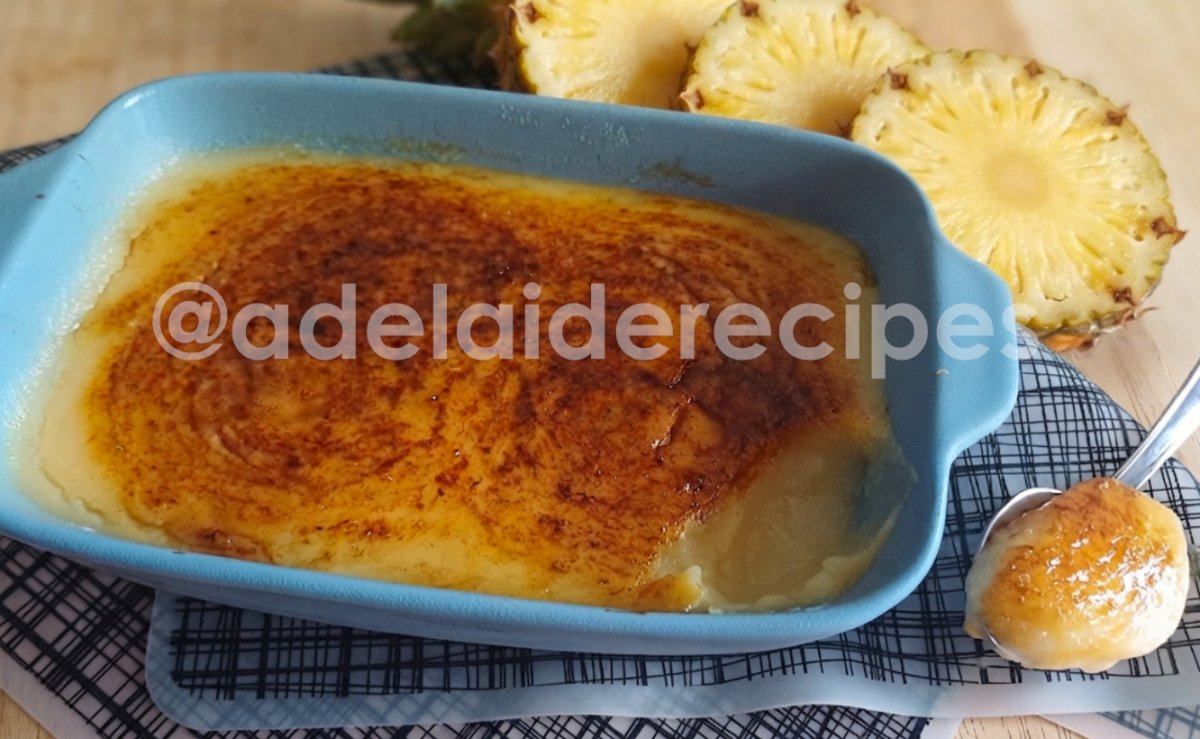 Pineapple Crème Brûlée Ready in 10 Minutes!