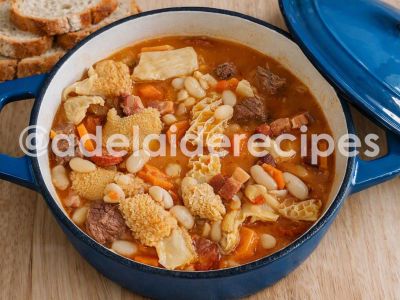 Tripas or Portuguese Dobrada with White Beans