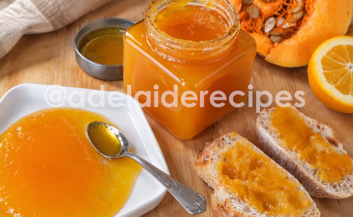 Homemade Pumpkin Jam with Orange and Cinnamon | Easy Recipe