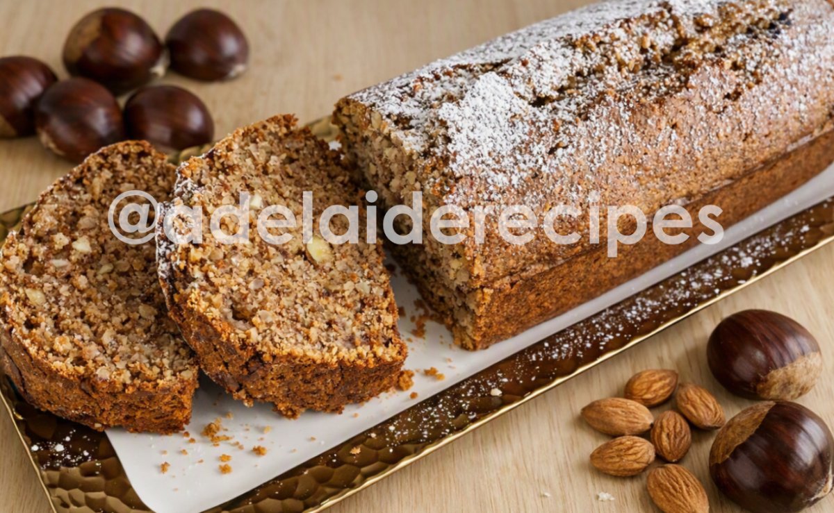 Chestnut Cake with Nuts and Chocolate | Autumn Recipe